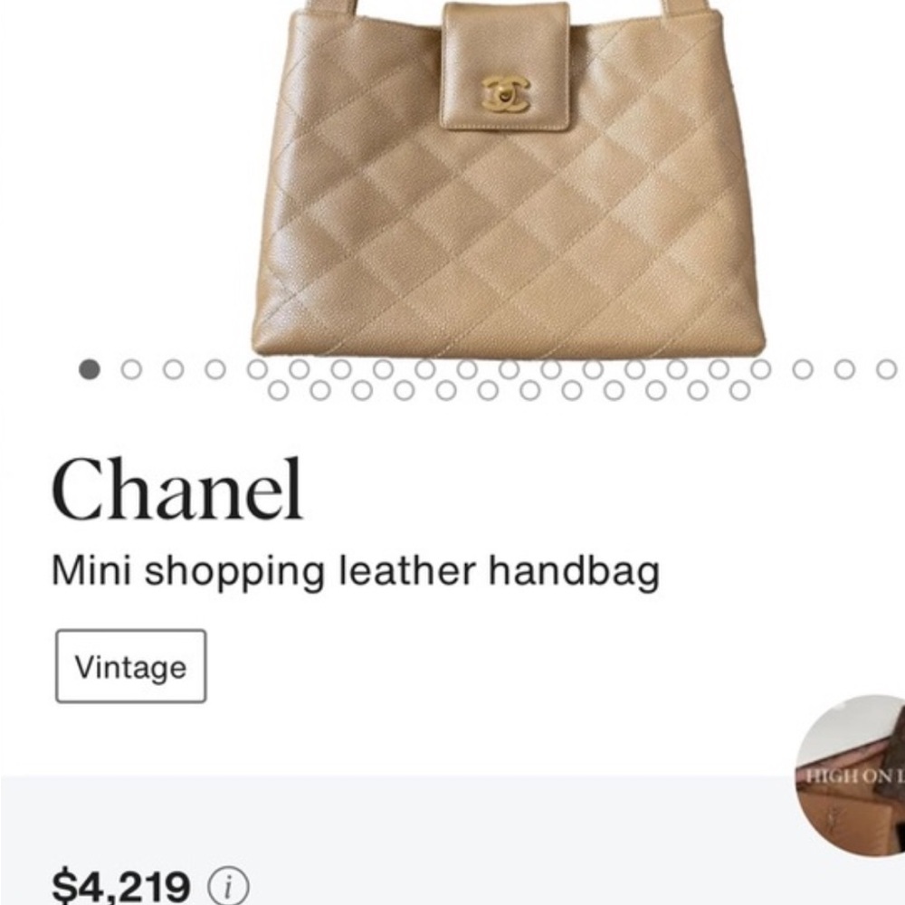 Reserved-Rare Iridescent CHANEL Kelly Vintage Bag - Picture 16 of 17